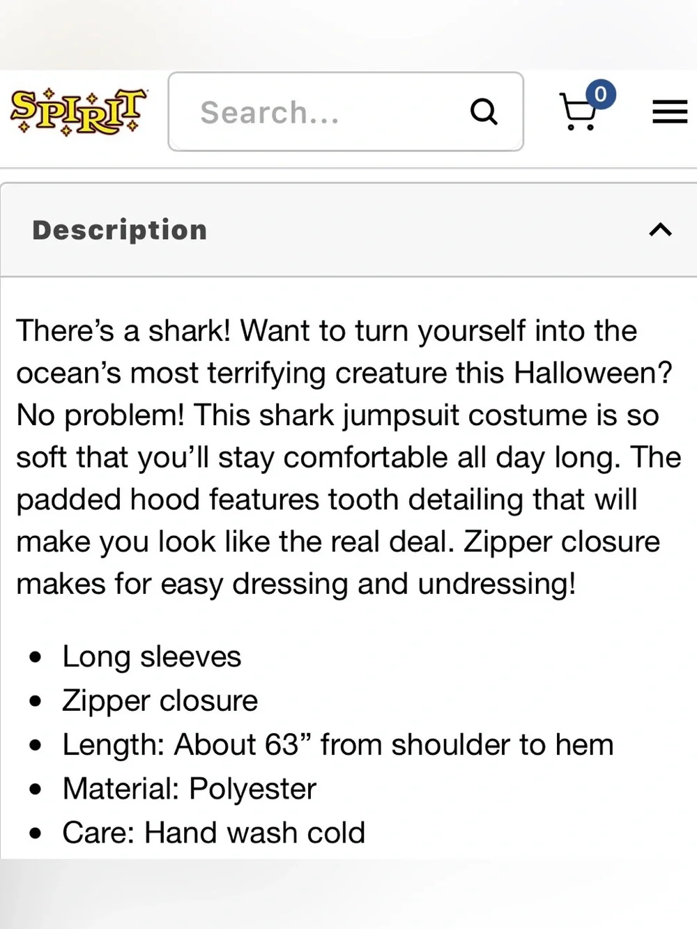 Plush Shark Onesie - Light Gray & White - Picture 15 of 15